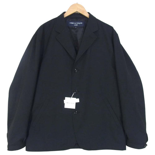 COMME des GARCONS HOMME コムデギャルソンオム 21SS HG-J040 ウールトロボックス テーラードジャケット ブラック系 L【新古品】【未使用】【中古】