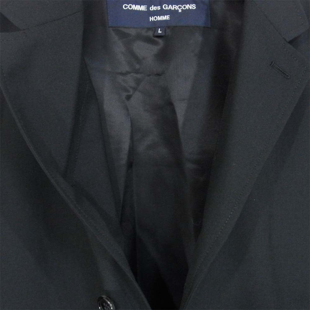 COMME des GARCONS HOMME コムデギャルソンオム 21SS HG-J040 ウールトロボックス テーラードジャケット ブラック系 L【新古品】【未使用】【中古】