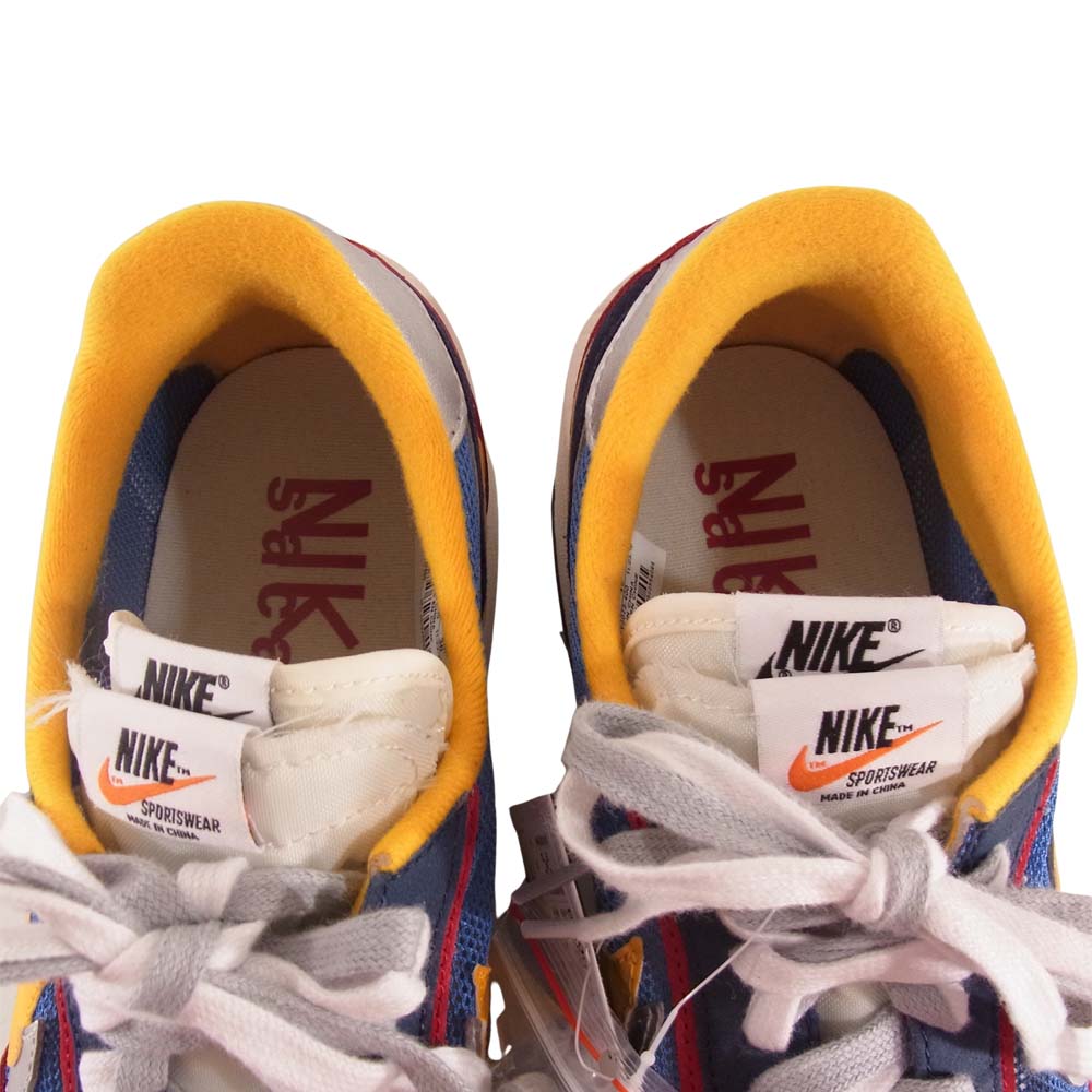 NIKE ナイキ 19SS BV0073-400 × サカイ sacai LD Waffle ワッフル スニーカー ブルー系×レッド系×イエロー系【美品】【中古】