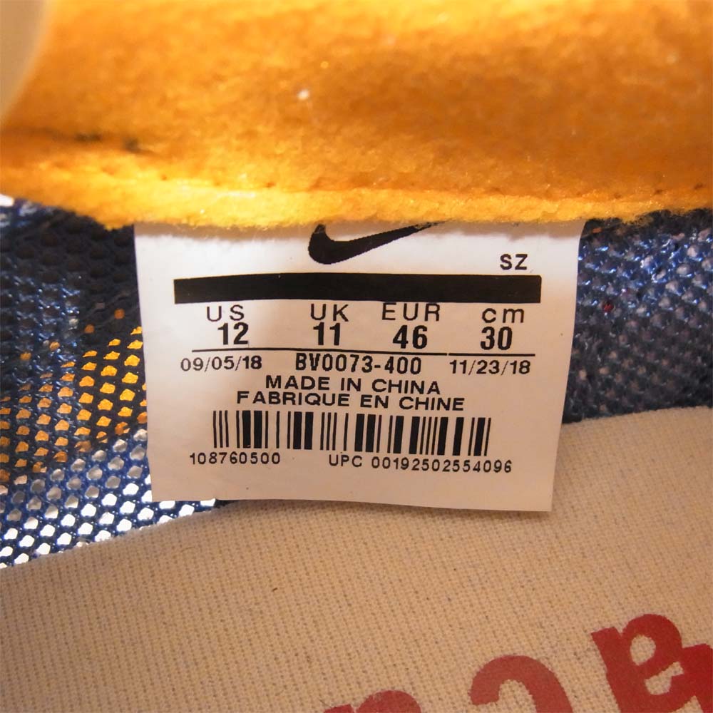 NIKE ナイキ 19SS BV0073-400 × サカイ sacai LD Waffle ワッフル スニーカー ブルー系×レッド系×イエロー系【美品】【中古】