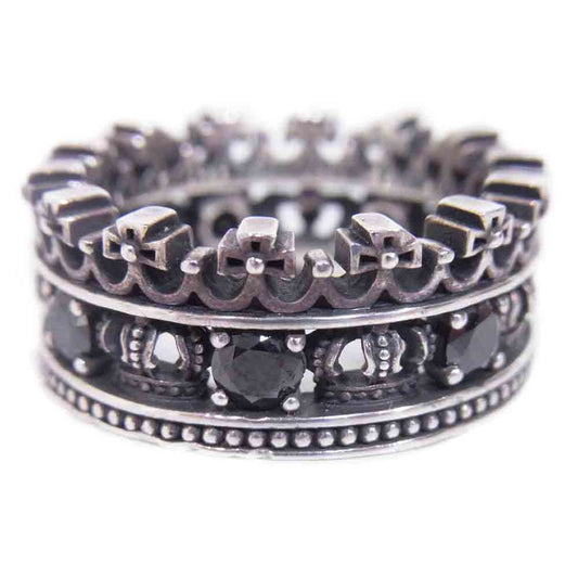 Justin Davis ジャスティンデイビス SRJ450 GALIANA RING ガリアナ クラウン リング シルバー系 17号程度【中古】