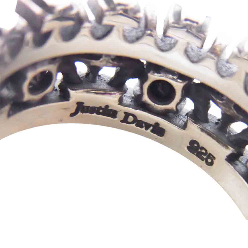 Justin Davis ジャスティンデイビス SRJ450 GALIANA RING ガリアナ クラウン リング シルバー系 17号程度【中古】
