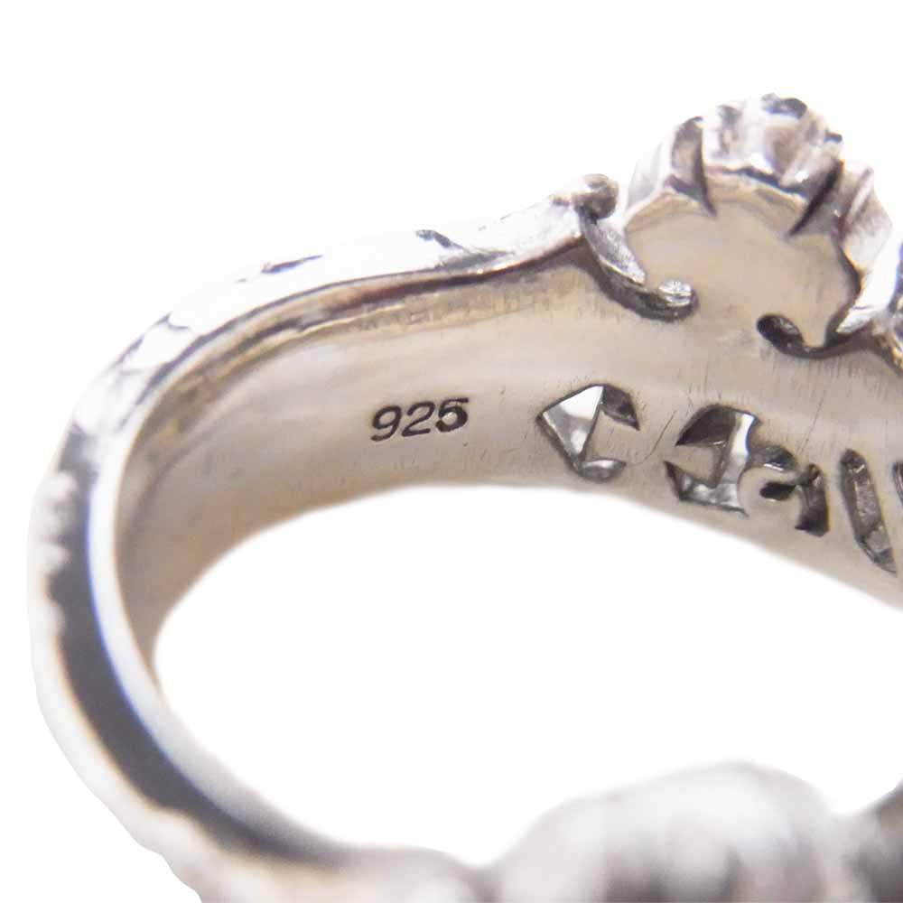 Justin Davis ジャスティンデイビス SRJ452 VICTORIA ヴィクトリア リング シルバー系 9号程度【中古】