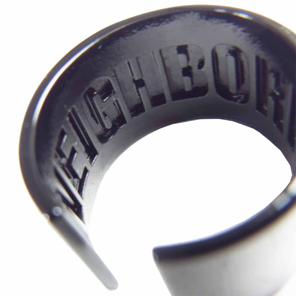 NEIGHBORHOOD ネイバーフッド 211IVNH-AC02 S-RING リング CI WIDE ブラック系 18号程度【新古品】【未使用】【中古】