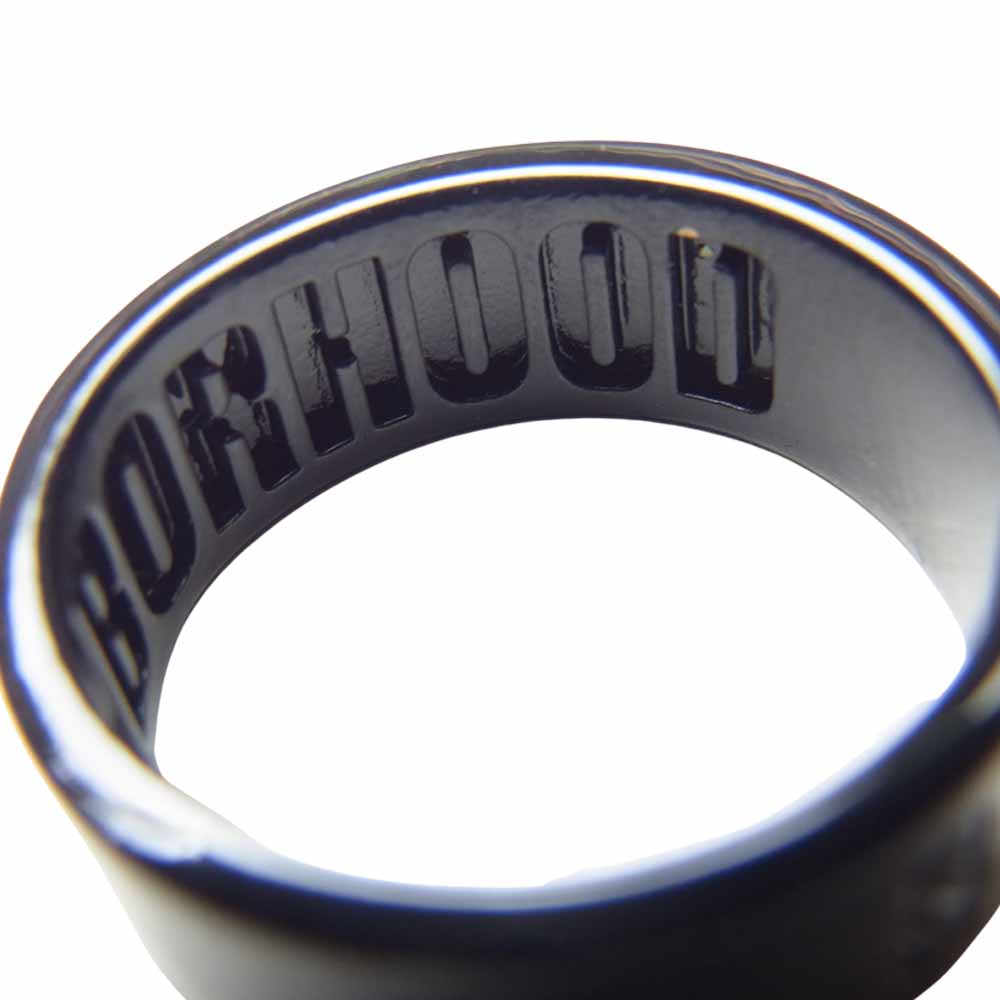 NEIGHBORHOOD ネイバーフッド 211IVNH-AC03 S-RING リング CI NARROW ブラック系 7.5号程度【新古品】【未使用】【中古】