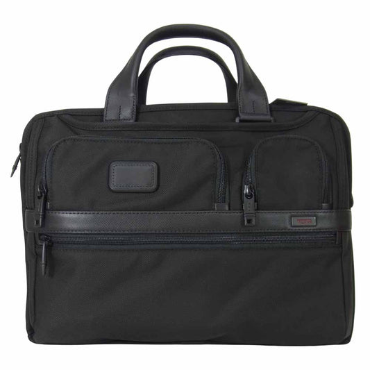 TUMI トゥミ 026141D2 ALPHA2 EXPANDABLE ORGANIZER COMPUTER BRIEF ブリーフケース ビジネスバッグ ブラック系【新古品】【未使用】【中古】