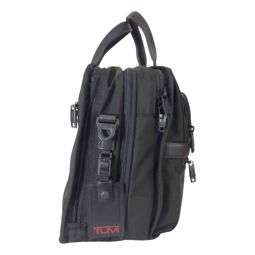 TUMI トゥミ 026141D2 ALPHA2 EXPANDABLE ORGANIZER COMPUTER BRIEF ブリーフケース ビジネスバッグ ブラック系【新古品】【未使用】【中古】