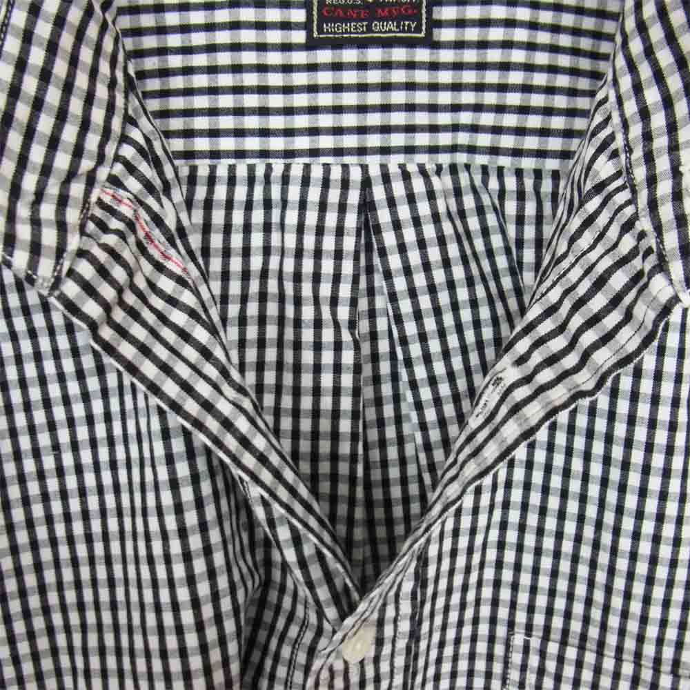 SUGAR CANE シュガーケーン チェック 長袖シャツ ブラック系 S【中古】