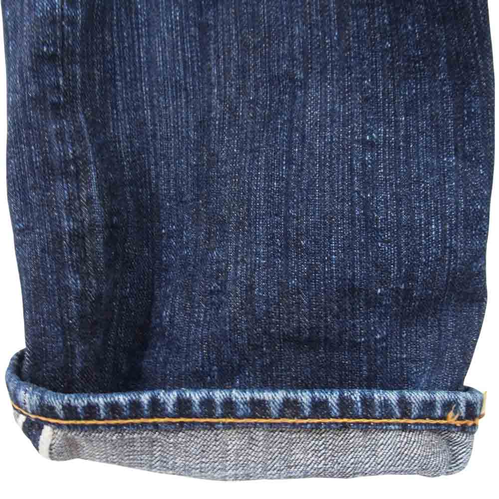 THE FLAT HEAD ザフラットヘッド D109FXR オーバーラップ ステッチ デニムパンツ インディゴブルー系 31【中古】