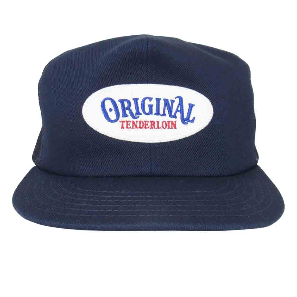 TENDERLOIN テンダーロイン T-TRUCKER CAP MESH T/C トラッカー メッシュ キャップ ネイビー系 ONE SIZE【美品】【中古】