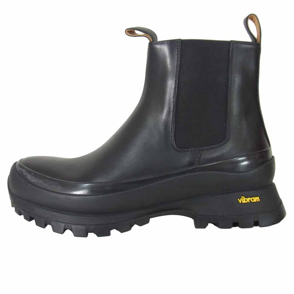 JIL SANDER ジルサンダー JP33010A サイドゴア チェルシー ブーツ ブラック系 40【新古品】【未使用】【中古】