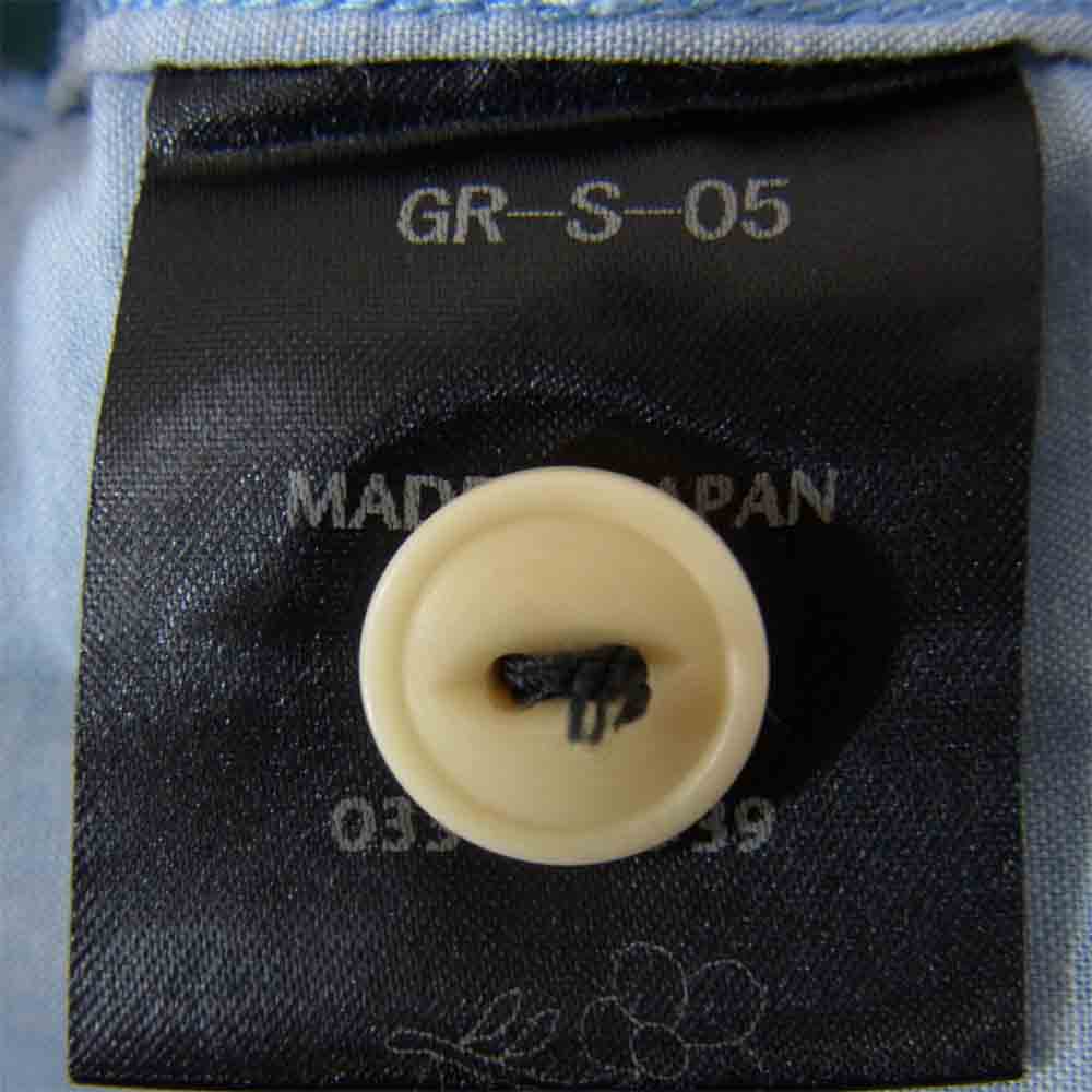 GERUGA ゲルガ オープンカラー 半袖 シャツ ライトブルー系 2【中古】