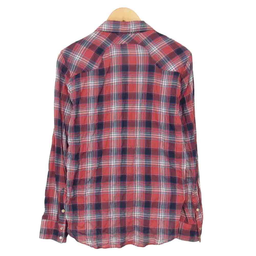 Celt&Cobra ケルト&コブラ チェック ウエスタン シャツ レッド系 S【中古】