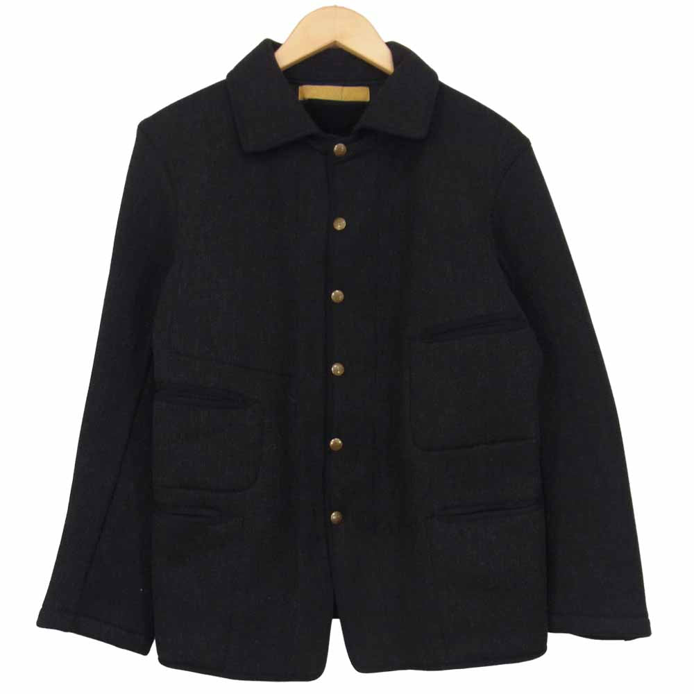 オールドジョー WARM UP JACKET ビーチクロス ジャケット ブラック系 36【中古】