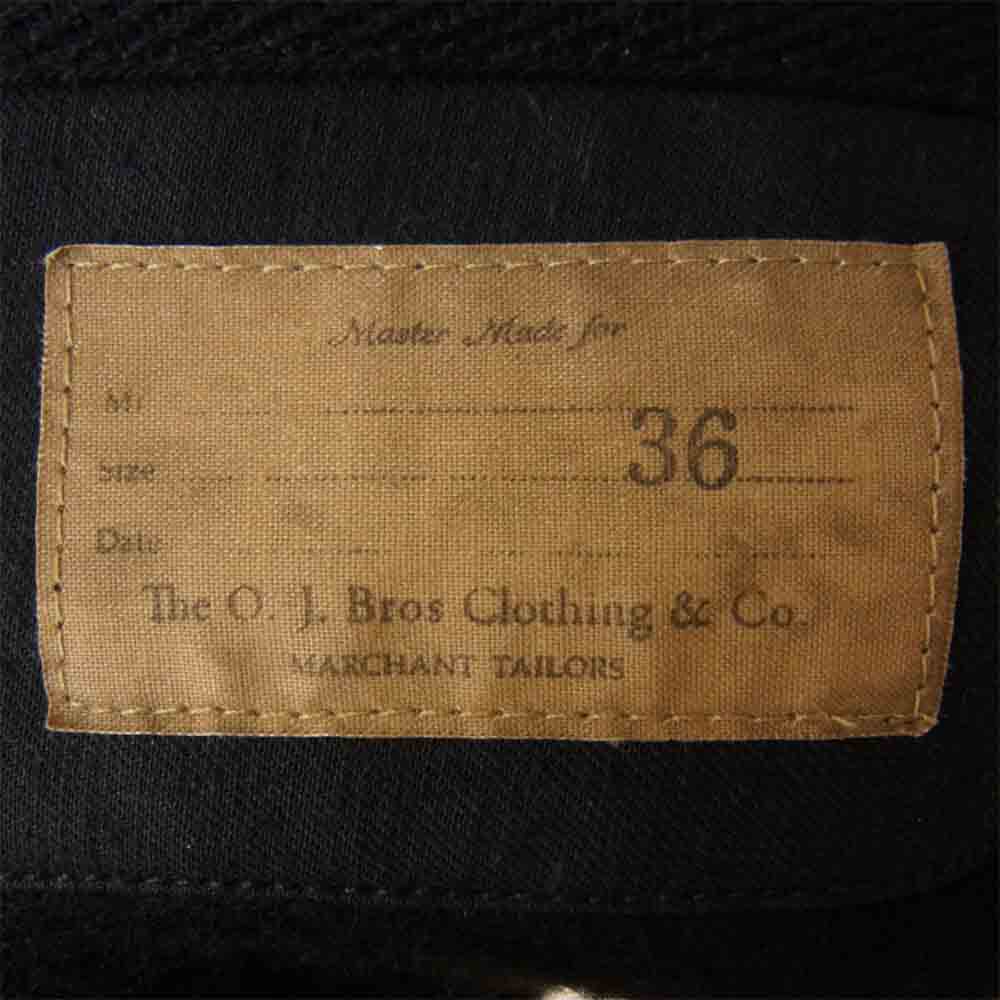 オールドジョー WARM UP JACKET ビーチクロス ジャケット ブラック系 36【中古】
