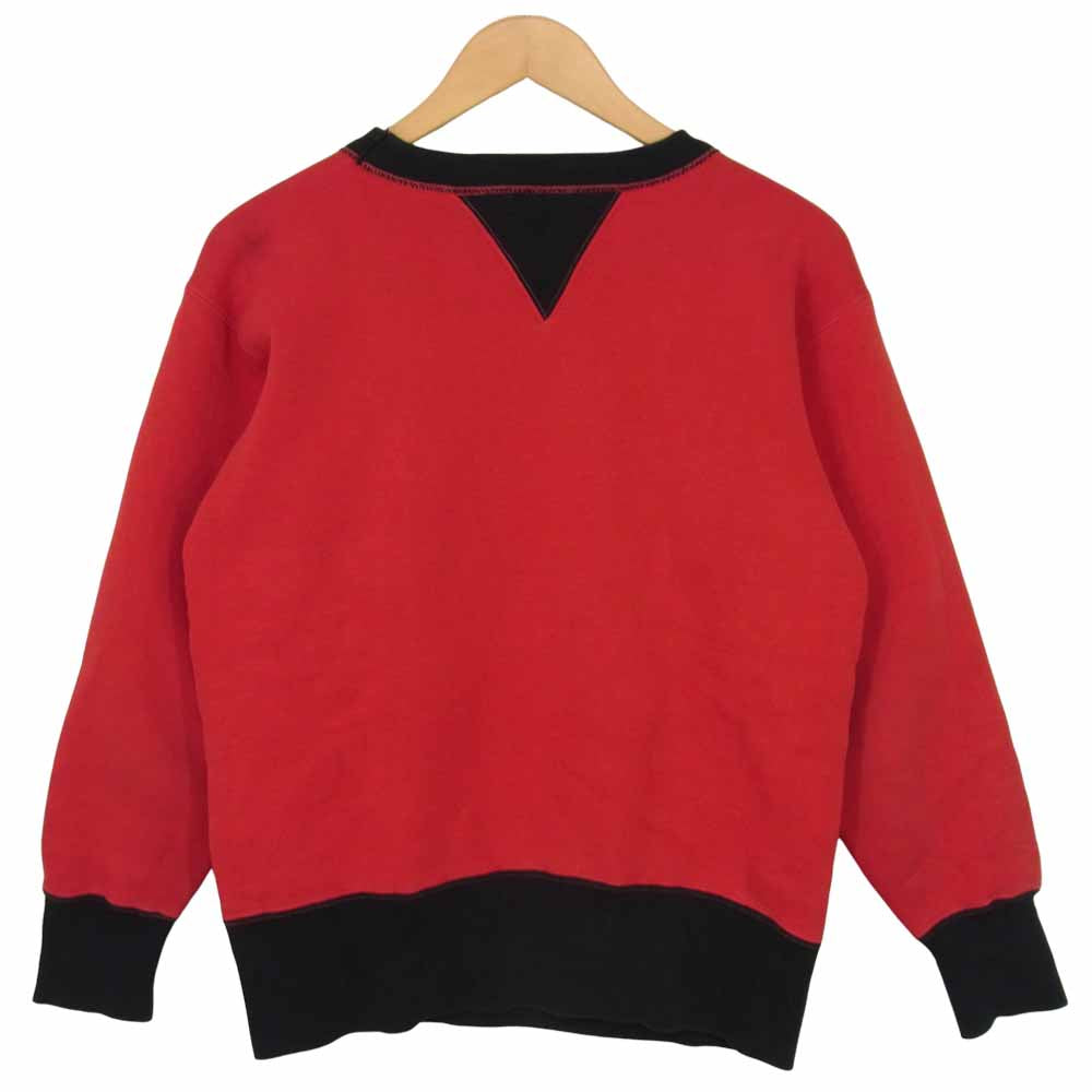 The REAL McCOY'S ザリアルマッコイズ 両V スウェット レッド系 36【中古】