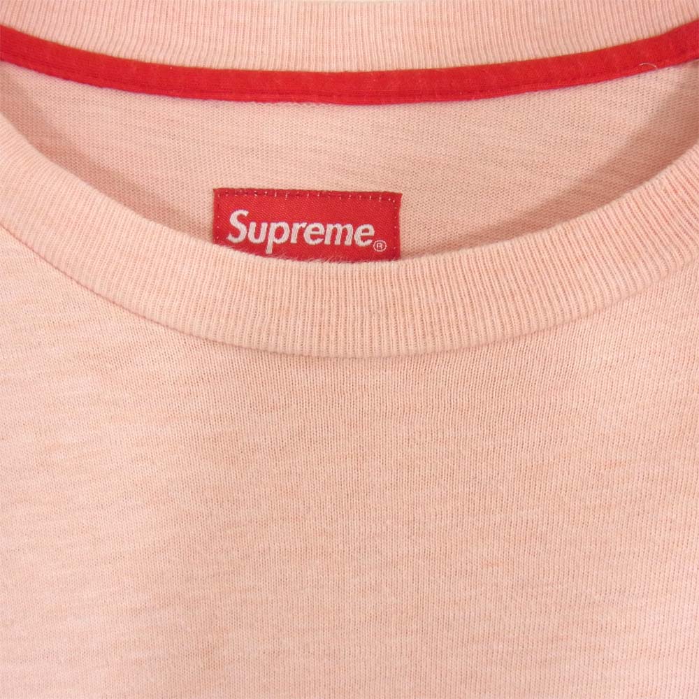 Supreme シュプリーム Pocket Tee ポケット Tシャツ ピンク系 S【中古】