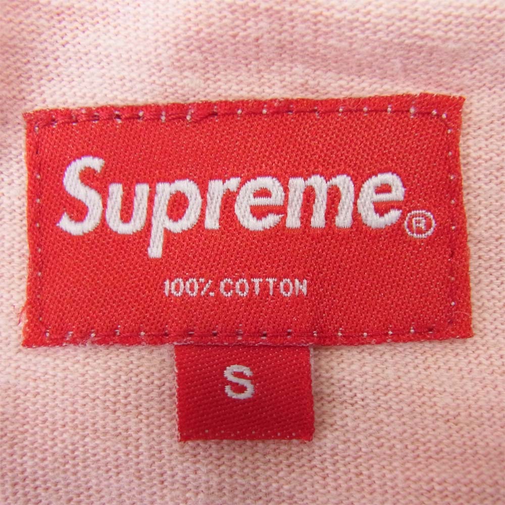 Supreme シュプリーム Pocket Tee ポケット Tシャツ ピンク系 S【中古】
