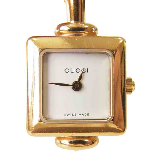 GUCCI グッチ 1900L バングル ウォッチ ゴールド系【中古】