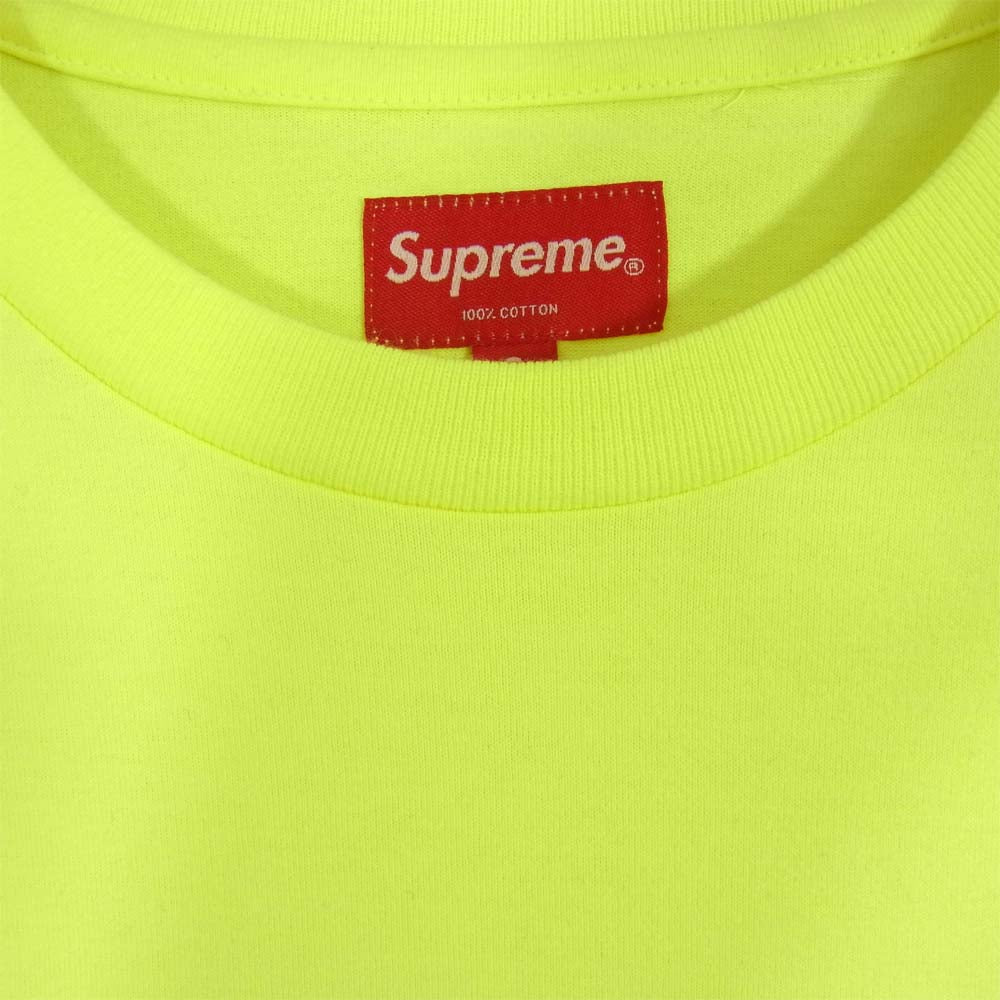 Supreme シュプリーム Small Box Logo Tee スモール ボックスロゴ Tシャツ イエロー系 S【中古】