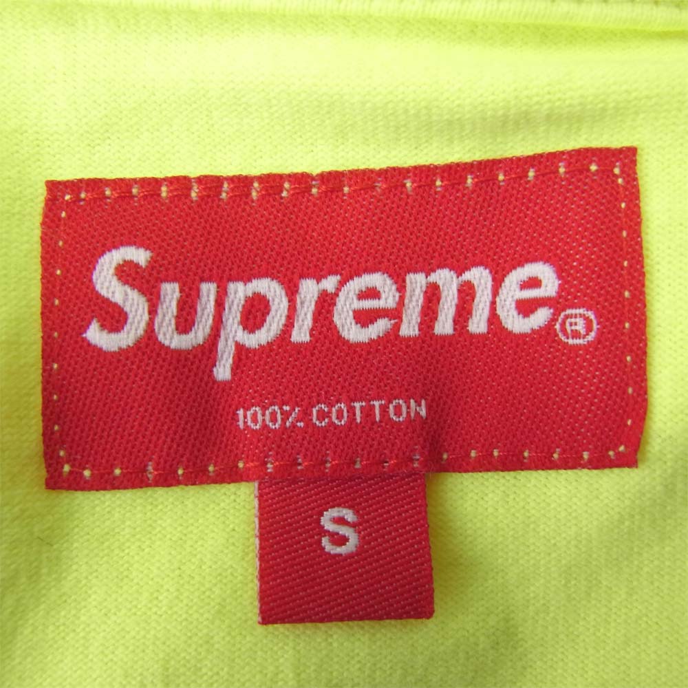 Supreme シュプリーム Small Box Logo Tee スモール ボックスロゴ Tシャツ イエロー系 S【中古】