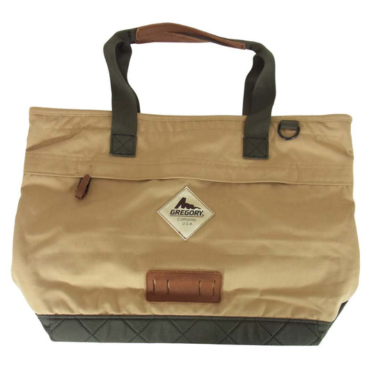 GREGORY グレゴリー SUNBIRD シリーズ サンライズ 2Way トートバック ベージュ系【中古】