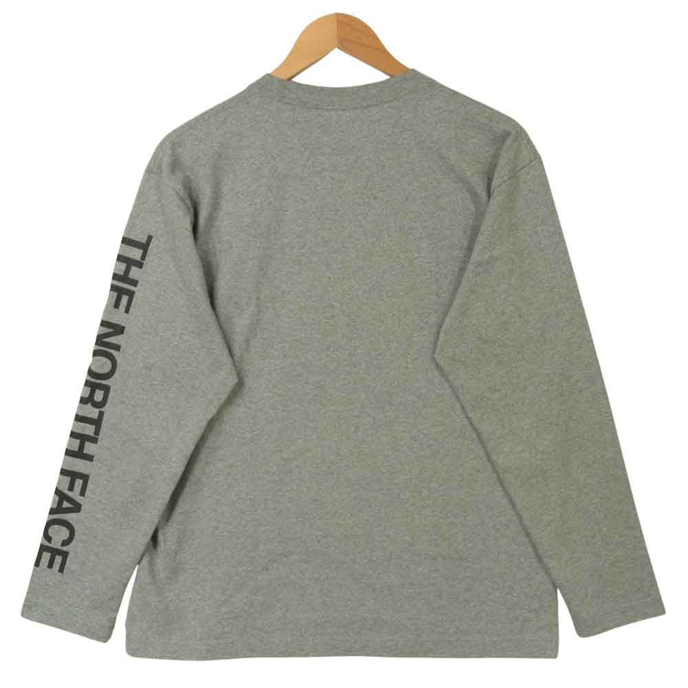 THE NORTH FACE ノースフェイス NT82032 L/S Tested Proven Tee 長袖 Tシャツ コットン 中国製 グレー系 M【中古】