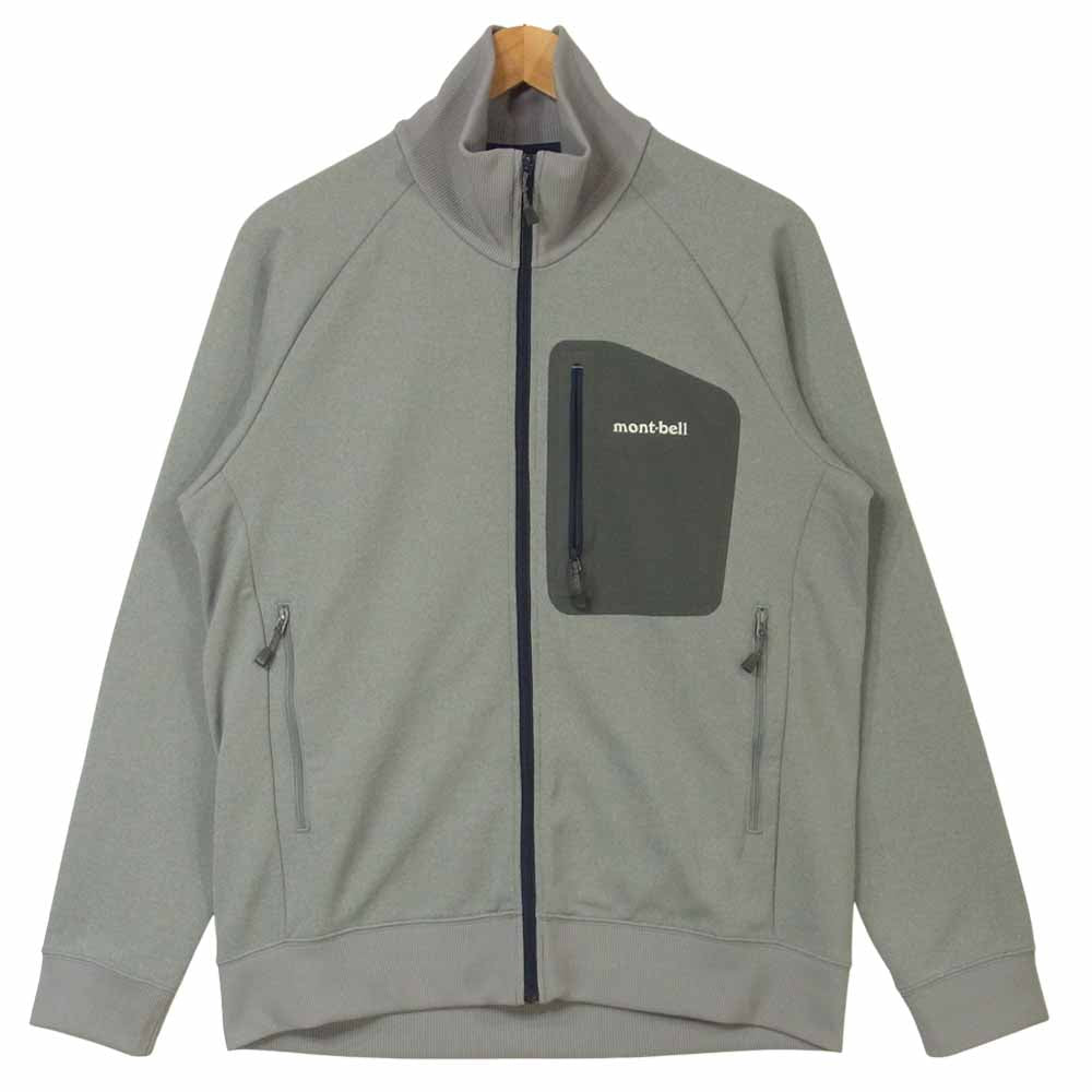 mont-bell モンベル 1114390 1105634 マウンテン ジャージ ジャケット パンツ セットアップ グレー系 L【中古】