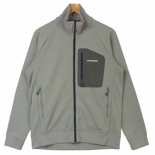 mont-bell モンベル 1114390 1105634 マウンテン ジャージ ジャケット パンツ セットアップ グレー系 L【中古】
