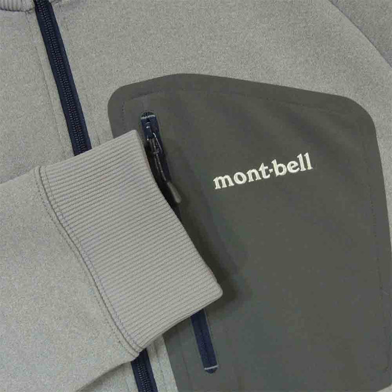 mont-bell モンベル 1114390 1105634 マウンテン ジャージ ジャケット パンツ セットアップ グレー系 L【中古】
