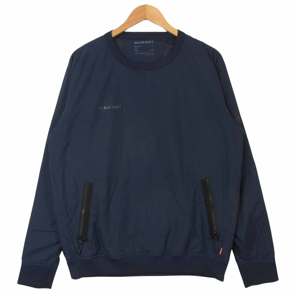 Mammut マムート 1013-01650 Seon Rock IN Crew Neck AF Men 長袖 Tシャツ ダークネイビー系 L【中古】