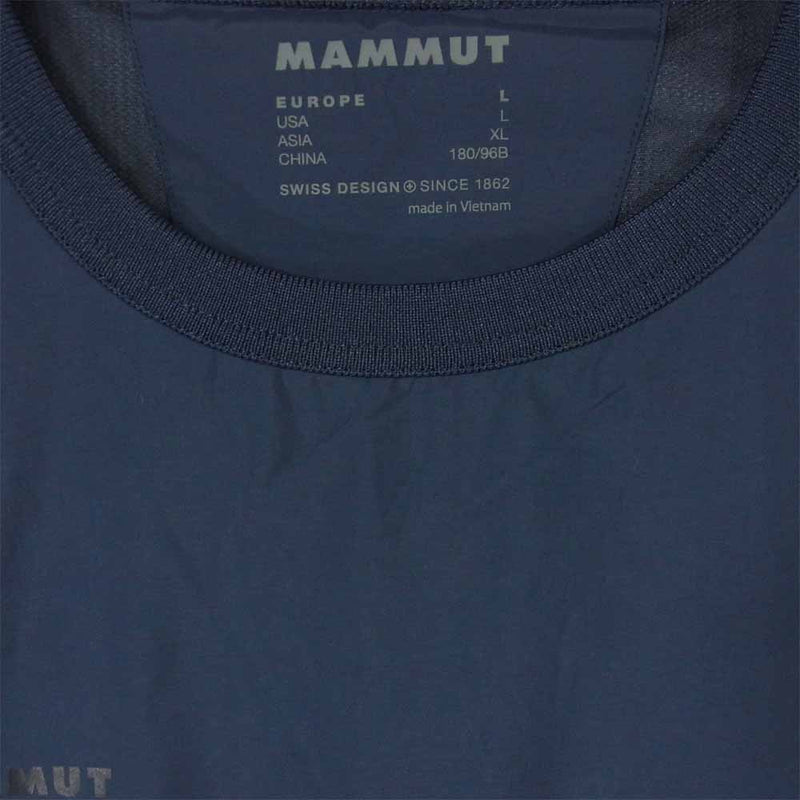 Mammut マムート 1013-01650 Seon Rock IN Crew Neck AF Men 長袖 Tシャツ ダークネイビー系 L【中古】