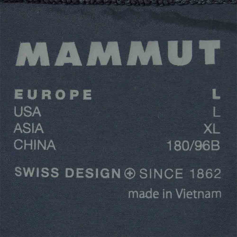 Mammut マムート 1013-01650 Seon Rock IN Crew Neck AF Men 長袖 Tシャツ ダークネイビー系 L【中古】