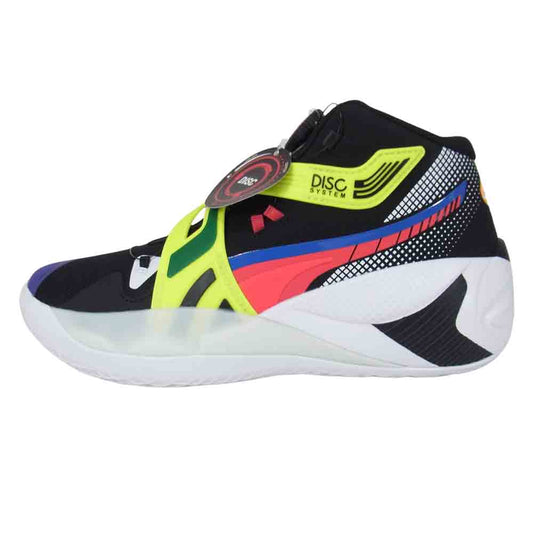 PUMA プーマ 194812 02 DISC REVERSE REBIRTH ディスク リバース BLACK YELLOW ALERT スニーカー ブラック系 28.5cm【新古品】【未使用】【中古】