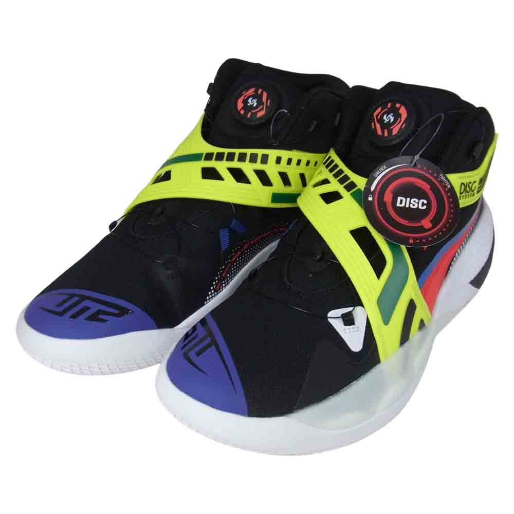 PUMA プーマ 194812 02 DISC REVERSE REBIRTH ディスク リバース BLACK YELLOW ALERT スニーカー ブラック系 28.5cm【新古品】【未使用】【中古】