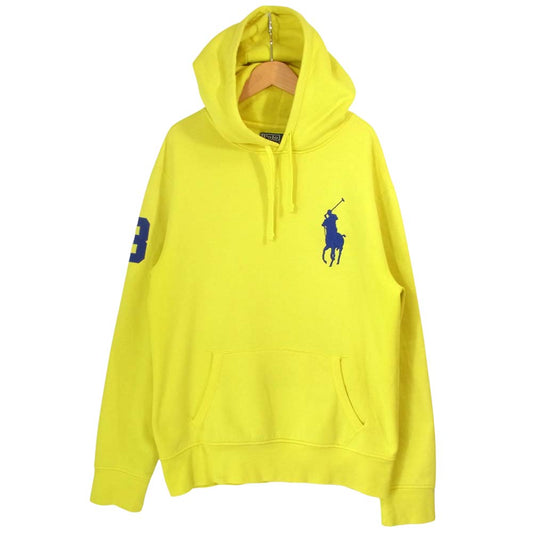 POLO RALPH LAUREN ポロ・ラルフローレン 国内正規品 ビックポニー ロゴ パーカー イエロー イエロー系 M【中古】