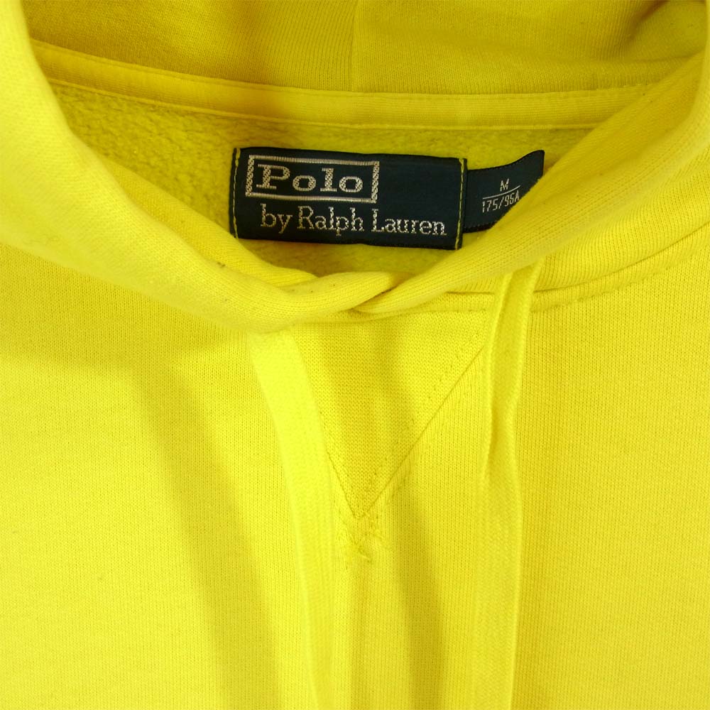 POLO RALPH LAUREN ポロ・ラルフローレン 国内正規品 ビックポニー ロゴ パーカー イエロー イエロー系 M【中古】