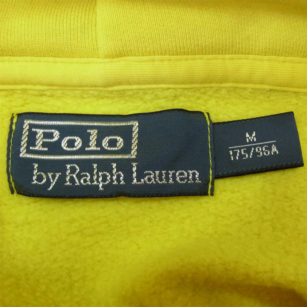 POLO RALPH LAUREN ポロ・ラルフローレン 国内正規品 ビックポニー ロゴ パーカー イエロー イエロー系 M【中古】