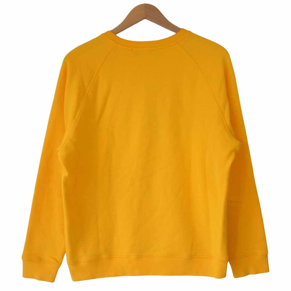 MSGM エムエスジーエム ロゴ プリント スウェット イエロー系 S【美品】【中古】