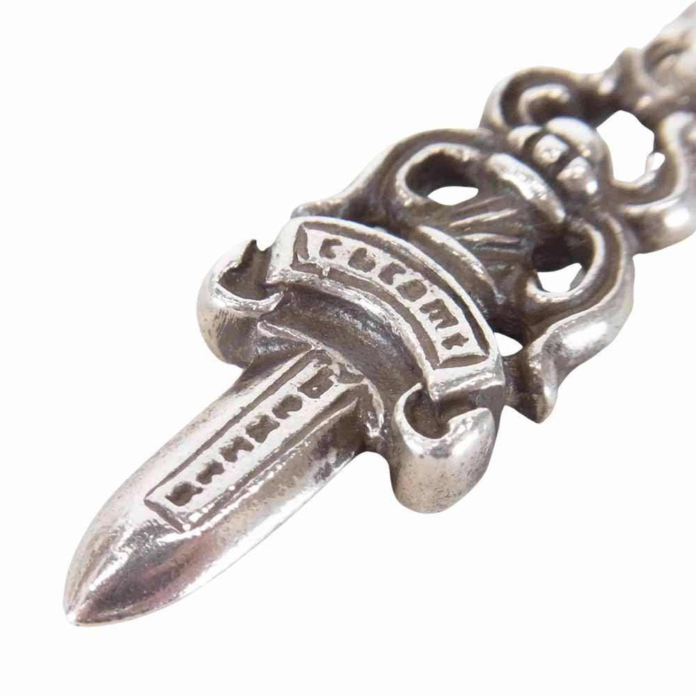 CHROME HEARTS クロムハーツ（原本有） 1 BALL DAGGER クロスボール チェーン ダガー ブレスレット シルバー系【中古】