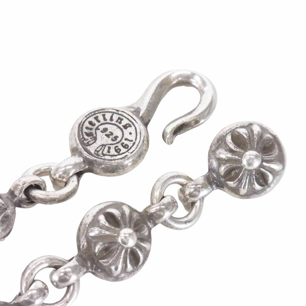 CHROME HEARTS クロムハーツ（原本有） 1 BALL DAGGER クロスボール チェーン ダガー ブレスレット シルバー系【中古】