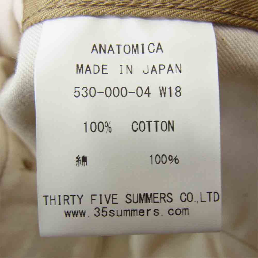 アナトミカ 530-000-04 CHINO2 チノパンツ 33 ベージュ系 33【新古品】【未使用】【中古】