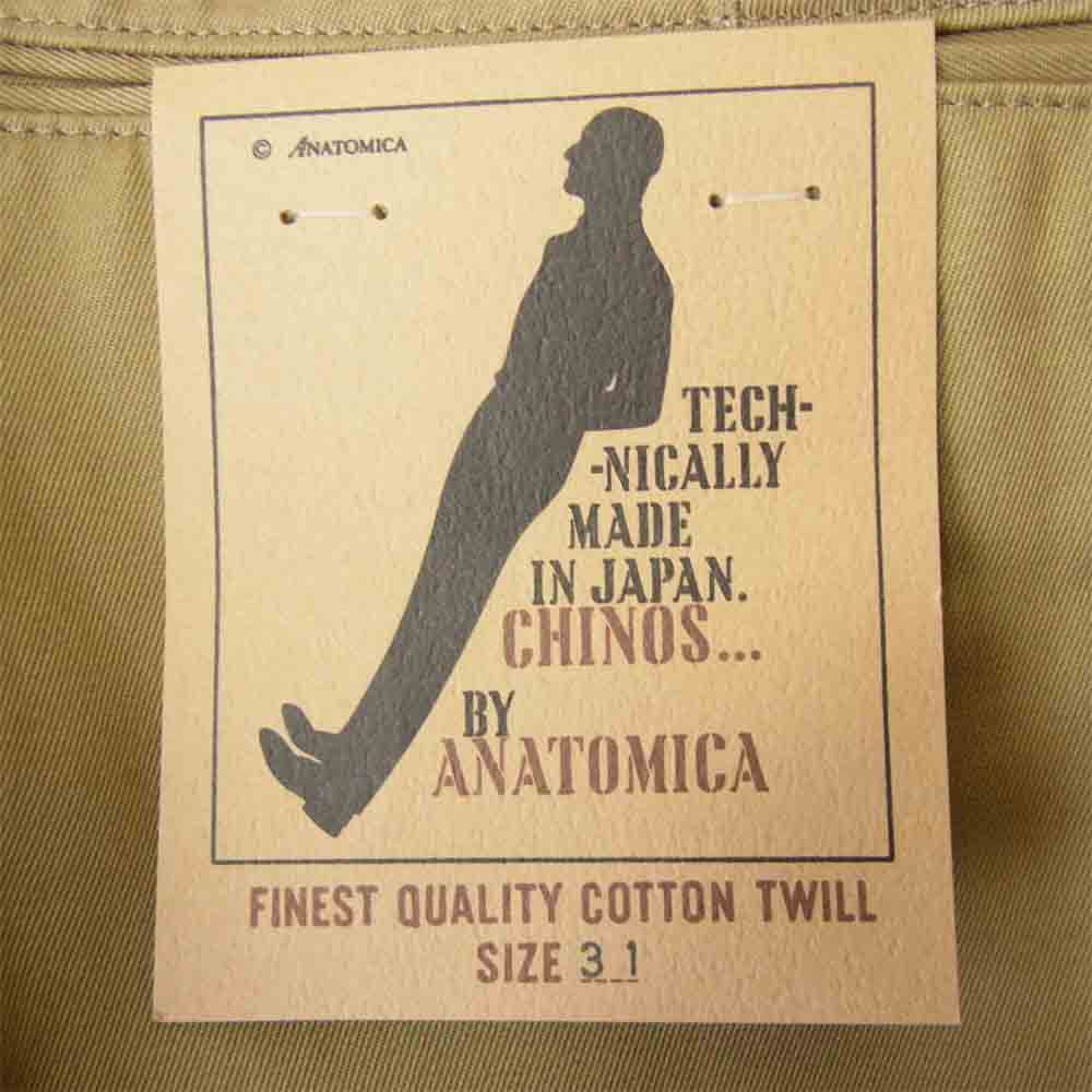 アナトミカ 530-000-04 CHINO2 チノパンツ 31 ベージュ系 31【新古品】【未使用】【中古】