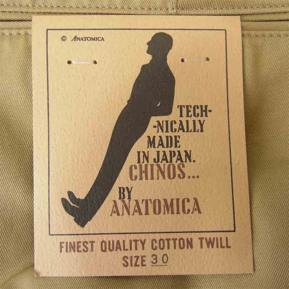 アナトミカ 530-000-04 CHINO2 チノパンツ 30 ベージュ系 30【新古品】【未使用】【中古】