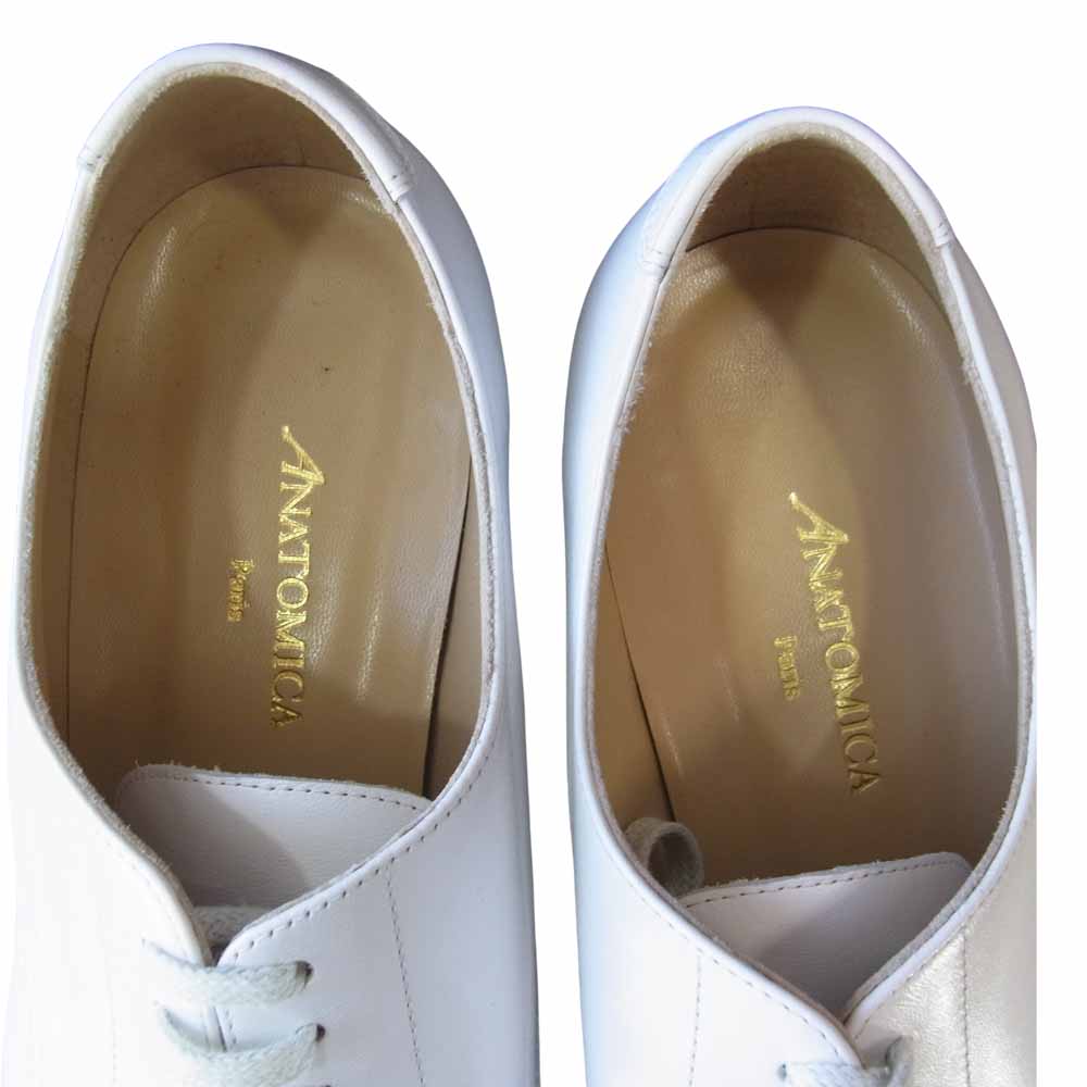 アナトミカ ATC USN DERBY B-CALF シューズ ホワイト系 7【極上美品】【中古】