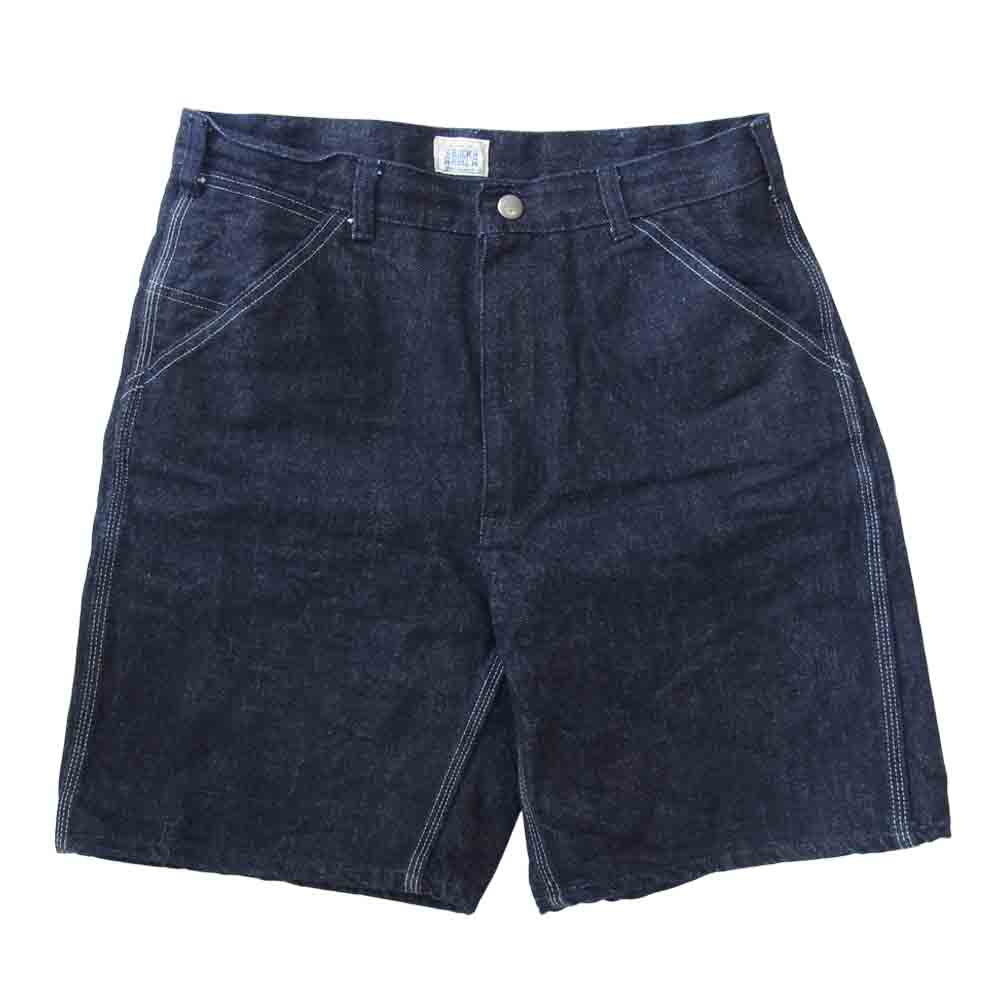 RUDE GALLERY BLACK REBEL ルードギャラリーブラックレーベル デニム ショート パンツ インディゴブルー系 M【中古】