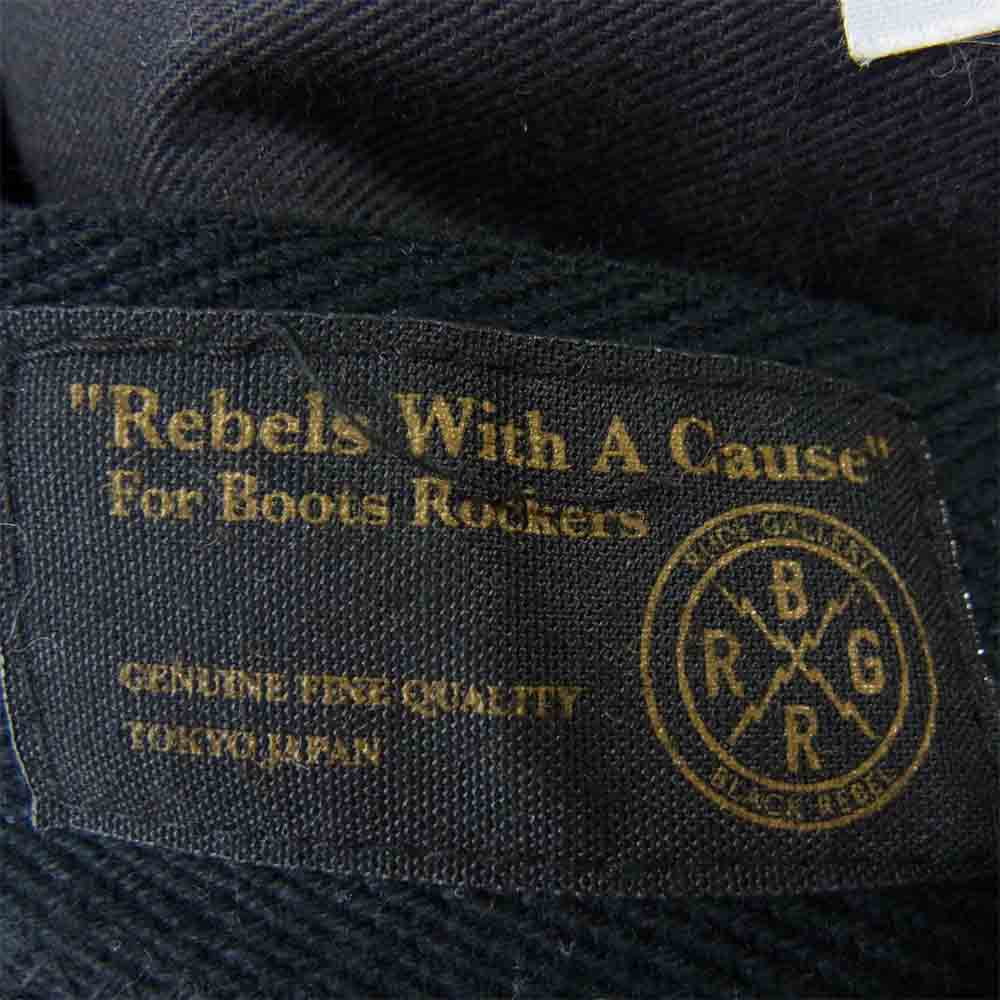 RUDE GALLERY BLACK REBEL ルードギャラリーブラックレーベル BR1171 The Fool Sailor Casquette キャンバス セーラー キャスケット ブラック系 L【中古】