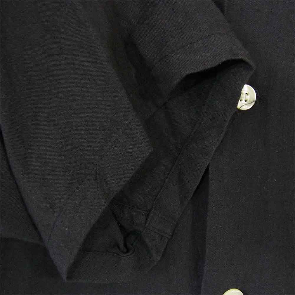 Celt&Cobra ケルト&コブラ ROSSO ロッソ バック刺繍 オープンカラー 半袖 シャツ ブラック系 L【中古】