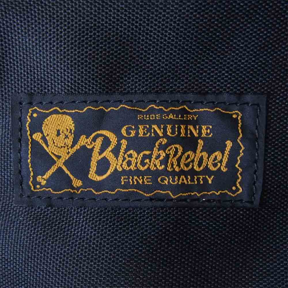RUDE GALLERY BLACK REBEL ルードギャラリーブラックレーベル カウハイド レザー 切替 バックパック リュック ブラック系【中古】