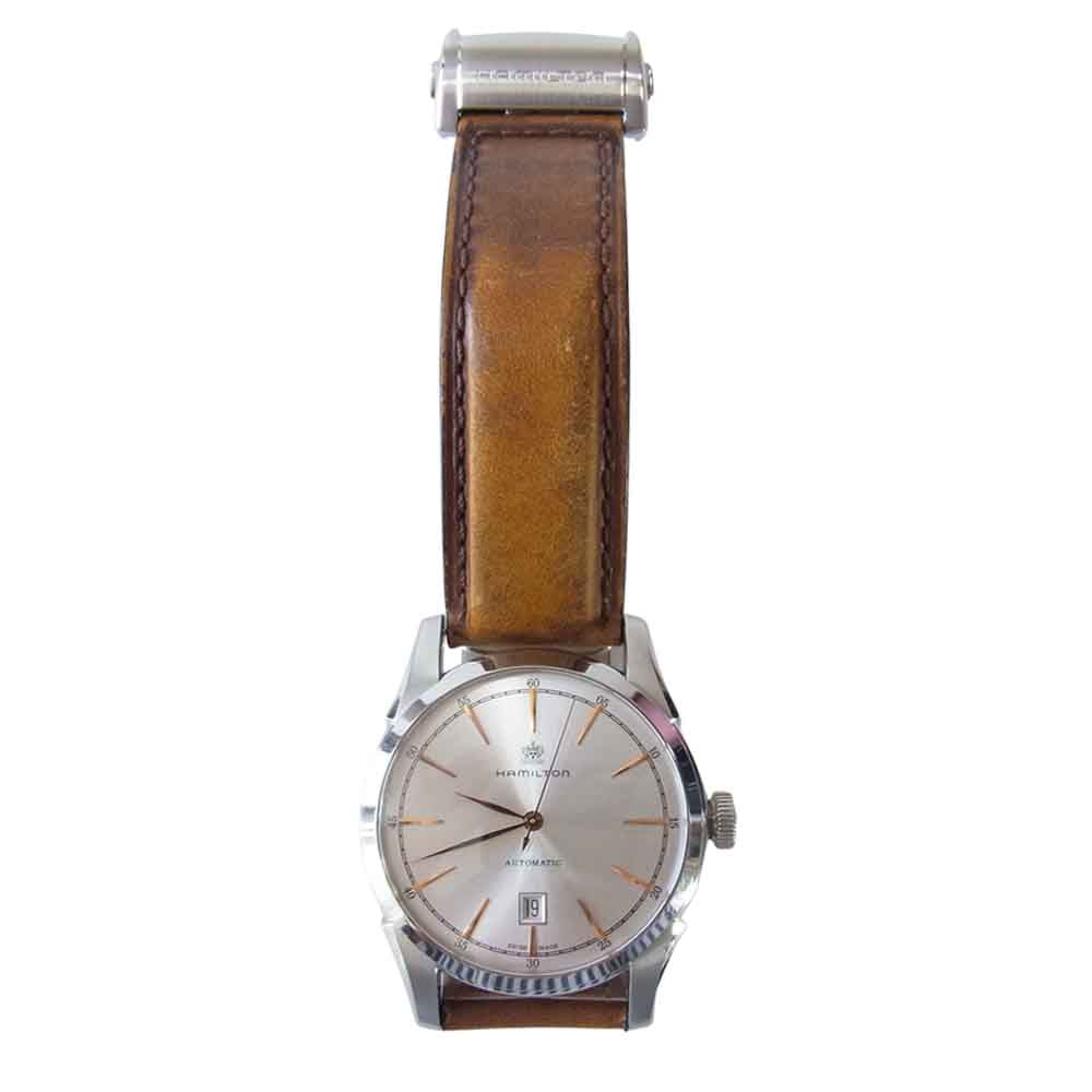 HAMILTON ハミルトン H42415551 ジャズマスター スピリット オブ リバティ 自動巻き 腕時計 ブラウン系【中古】